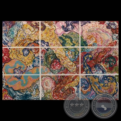 TUSS, 1991 - Técnica mixta de OSCAR CENTURIÓN FRONTANILLA